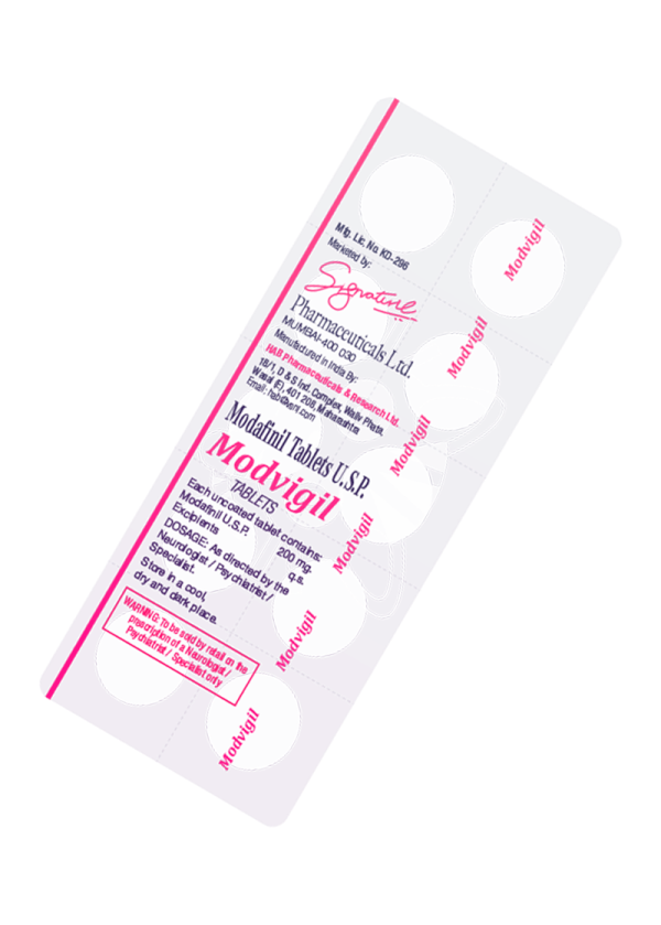 Buy Modvigil 200mg UK Modafinil Tablets – Focus & Alertness